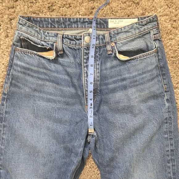 rag & bone Alissa High Rise Barrel Leg Jeans - Picture 9 of 16